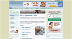 Desktop Screenshot of callingquebeccity.com
